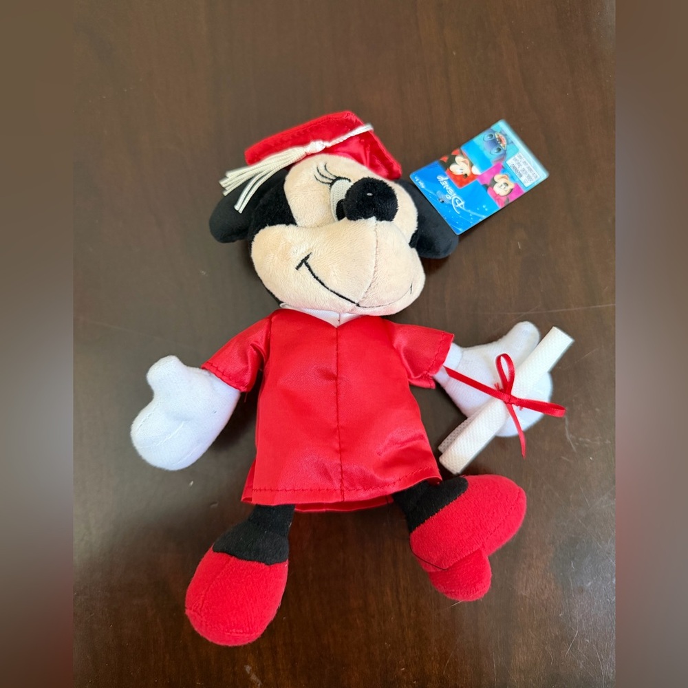New Disney Minnie Mouse Graduation Plush